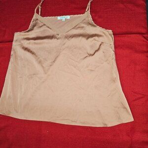 Rose + Olive‎ Women's Camisole Blush Pink Size Large Adjustable Straps EUC